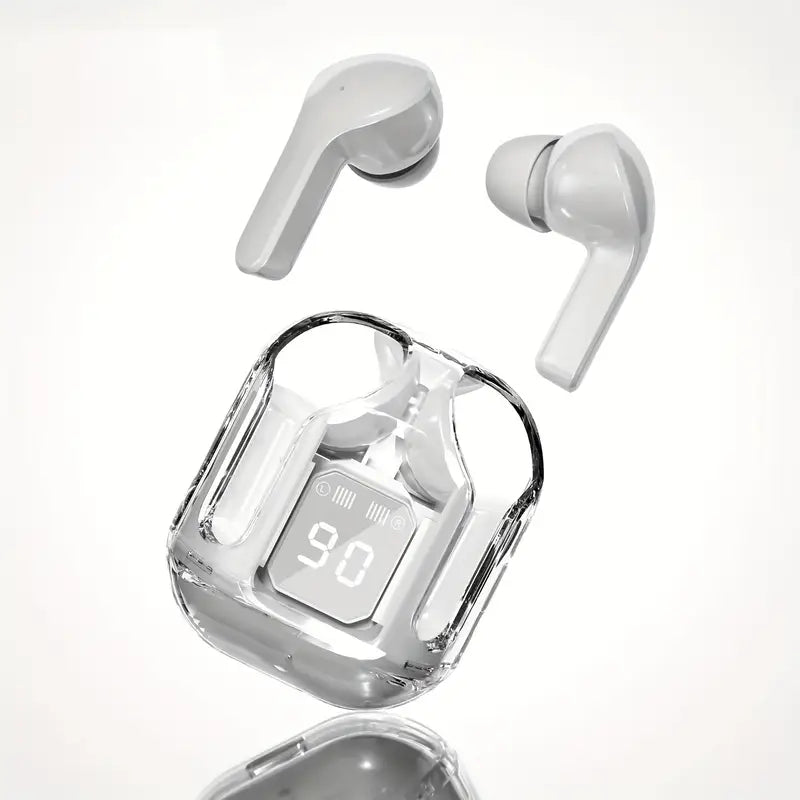 AeroBeats MiniPods Wireless Sports Earbuds with LED Display & Noise Canceling
